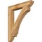 Ekena Millwork Imperial Slat Rough Sawn Bracket, Western Red Cedar, 6"W x 40"D x 48"H BKT06X40X48IMP06RWR - alternate 1